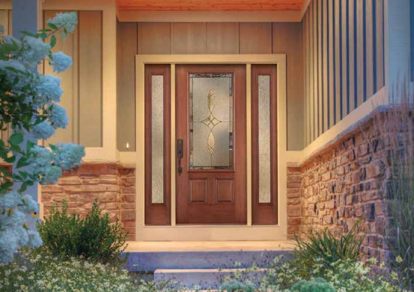 Therma-Tru entry door with sidelights