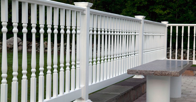 RDI traditional vinyl railing