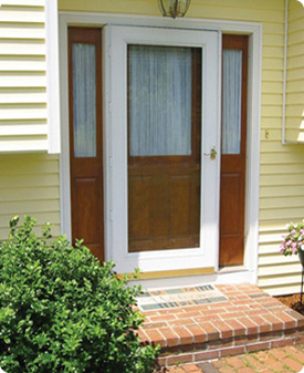 Harvey vinyl storm door