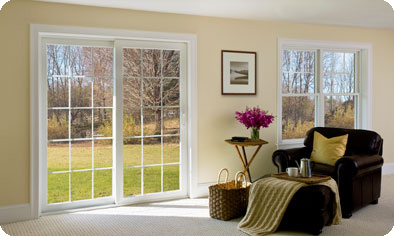 Harvey patio door with grids