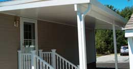 Car ports, decks and railings and porch enclosures